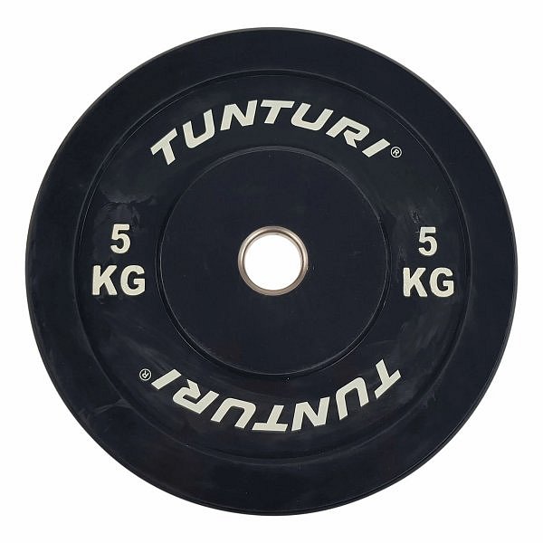 Gumový kotouč BUMPER TUNTURI 5 kg, černý