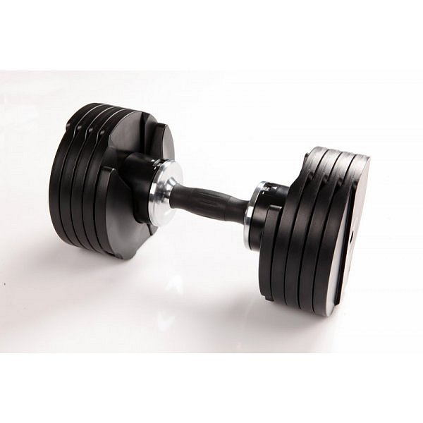 Nakládací jednoruční činka FINNLO Dumbbell Smartlock, 2x20kg