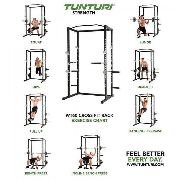 Posilovací věž TUNTURI WT60 Cross Fit Rack